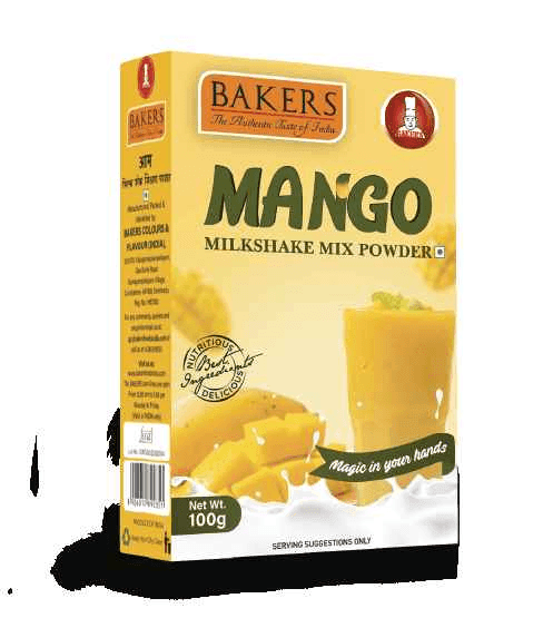 BAKERS Milkshake Mix Powder Mango Flavour 100gm - Pluugin Store