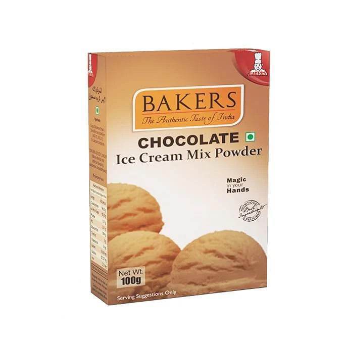 BAKERS Ice Cream Mix Powder - Chocolate + Kesar Pista + Pineapple + Pista + Strawberry + Vanilla + Mango Pack of 7 - Pluugin Store