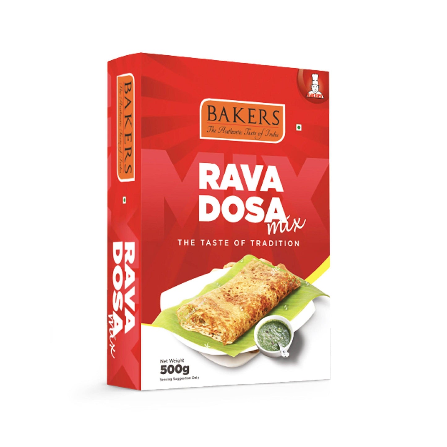 BAKERS Rava Dosa Mix Pack of 3 (500 gm x 3) - Pluugin Store
