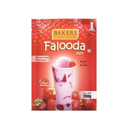 BAKERS Falooda Mix Powder STR, MANGO, ELAICHI PISTA, B/S, CHOCO Pack of 5 (200 gm) - Pluugin Store