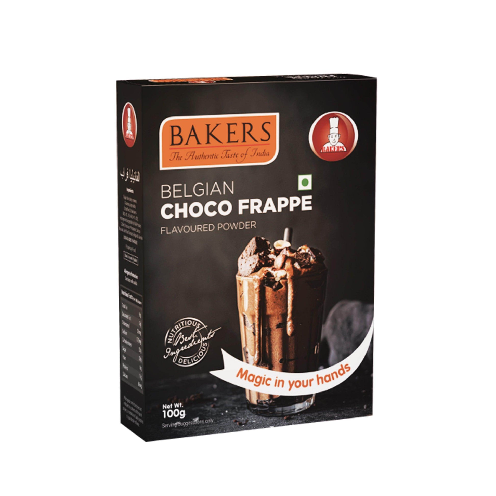 BAKERS Frappe Powder Belgian Choco Flavour Pack of 3 (100 gm x 3) - Pluugin Store