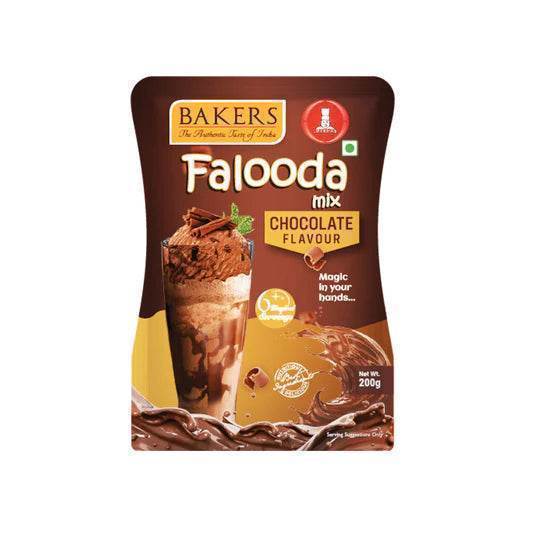 BAKERS Falooda Mix Powder ROSE, MANGO, ELAICHI PISTA, B/S, CHOCO Pack of 5 (200 gm) - Pluugin Store