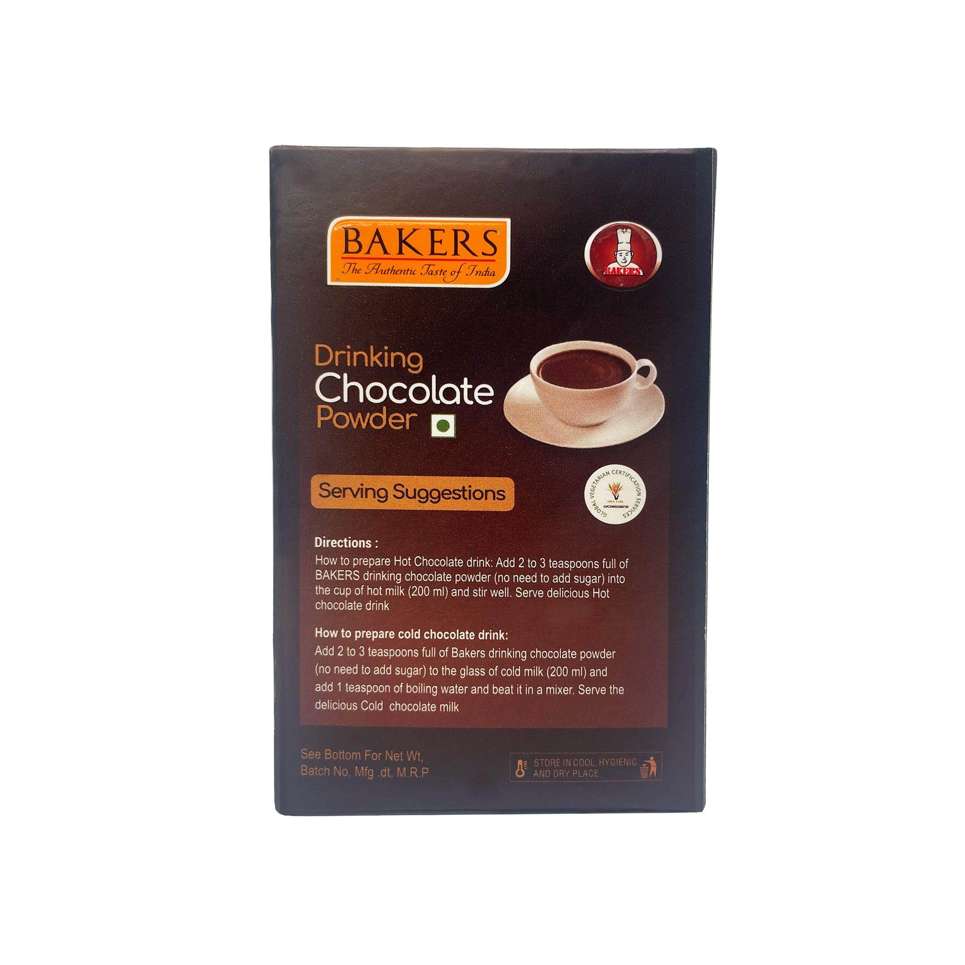 BAKERS Drinking Chocolate Powder Pack of 3 (100 gm x 3) - Pluugin Store