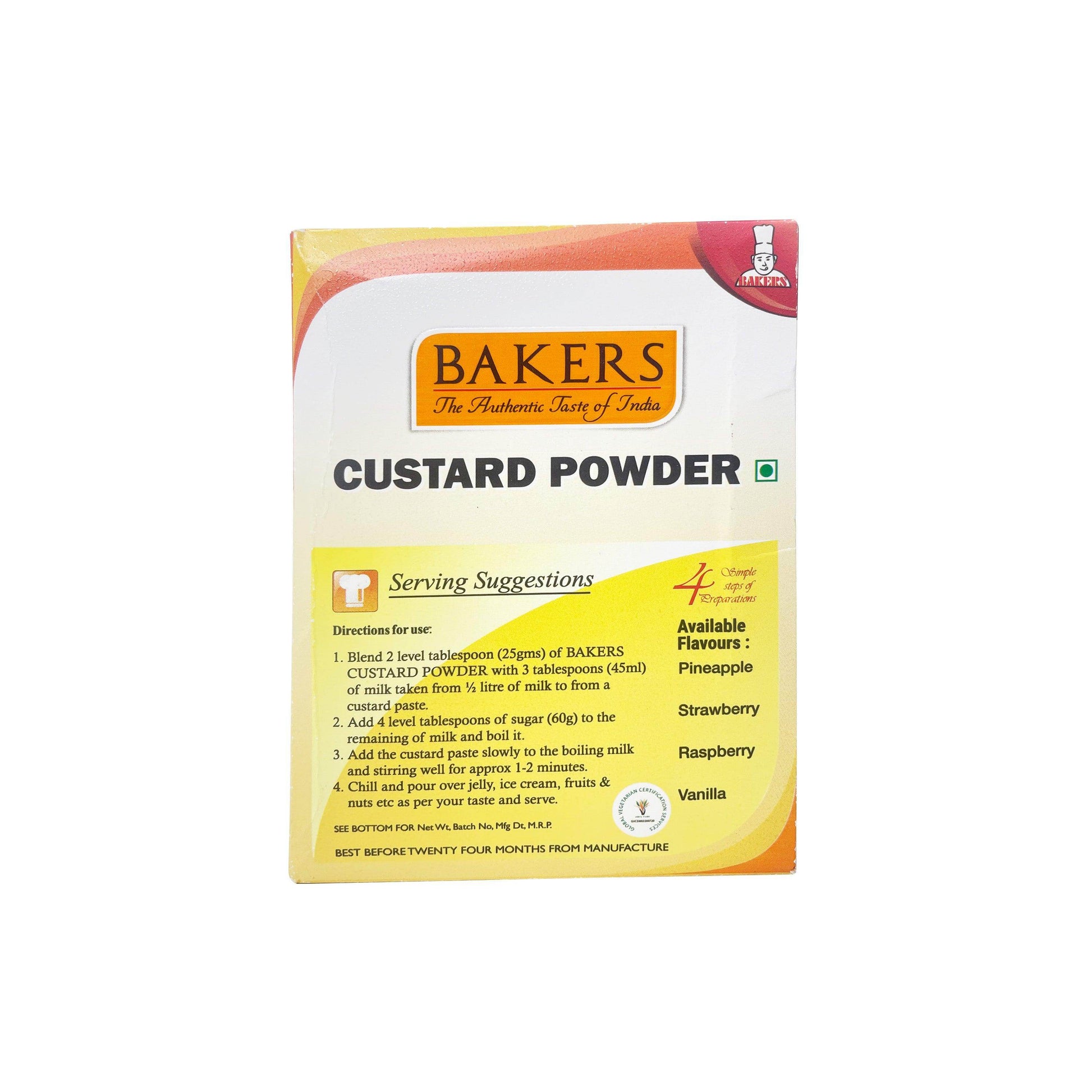 BAKERS Custard Powder Mango Flavour - Pluugin Store