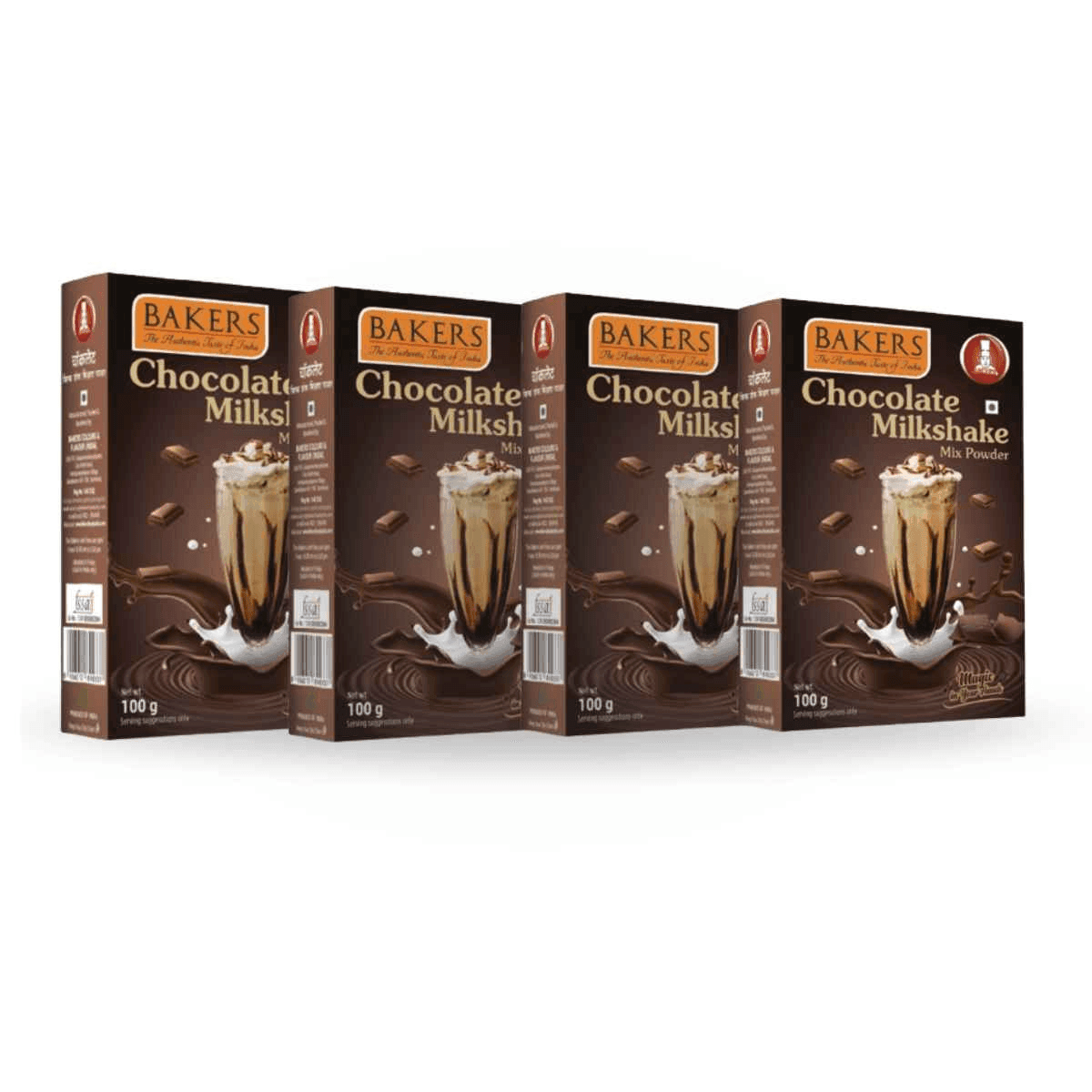 Bakers Chocolate Milkshake Mix Powder 100gm - Pluugin Store