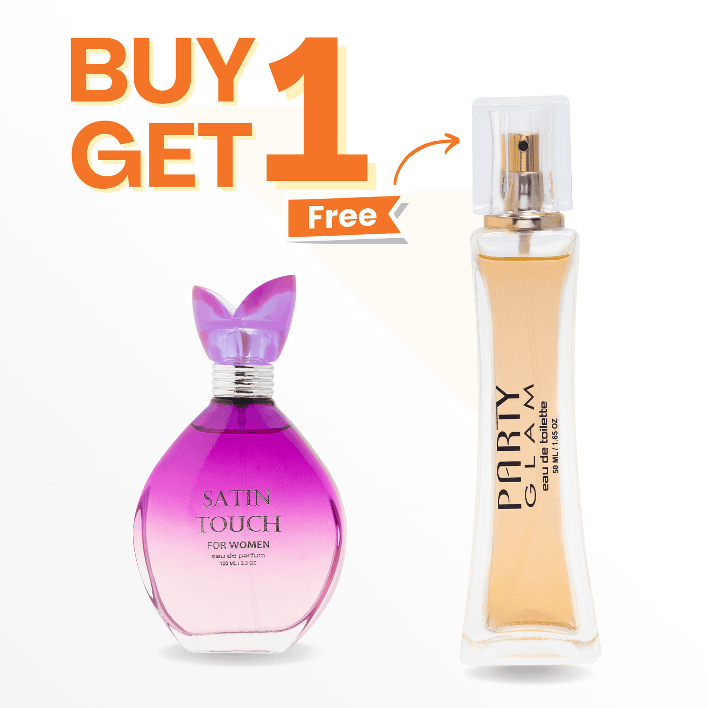 WPC Satin Touch Eau De Parfum with FREE Party Glam Eau De Toilette for Women (100 ml + 50 ml) - Pluugin Store
