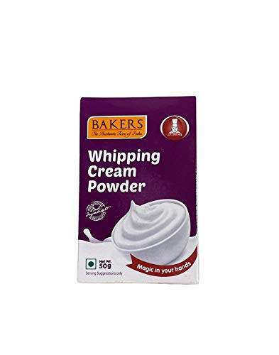 BAKERS Vanilla Flavored Whipping Cream Powder Mix 50gm (Pack of 3) - Pluugin Store