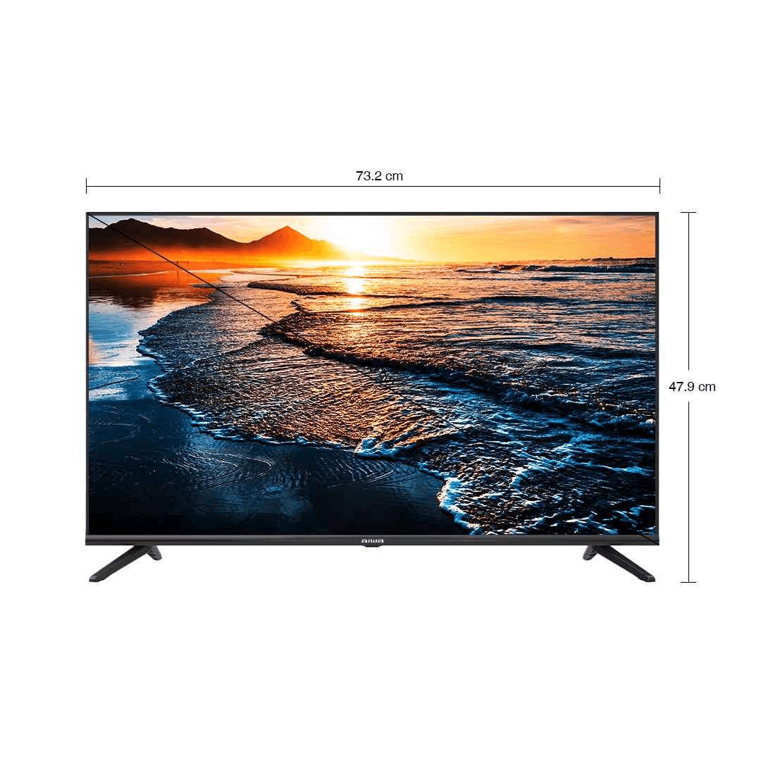 AIWA MAGNIFIQ 80 cm (32 inches) HD Ready Smart LED Google TV Crystal Vision Technology with Google Play Alexa (Model 2023) 1+1 Year Warranty - Pluugin Store