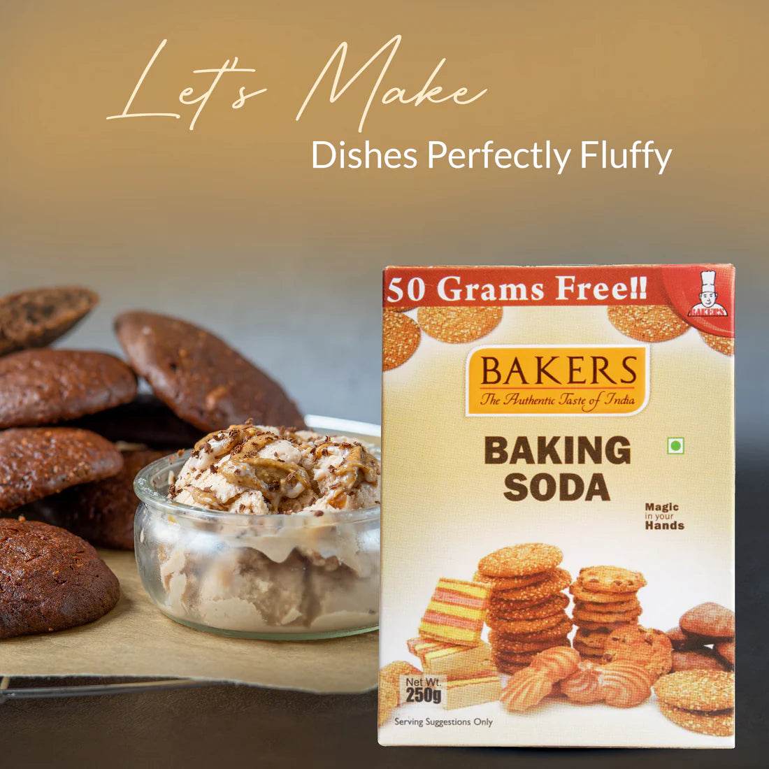 CHOCO. CAKE MIX - Bakers BAKING SODA + BAKING POWDER JAR + Whipping Cream Chocolate + ICING SUGAR + WHITE CHOCO CHIPS - Pluugin Store