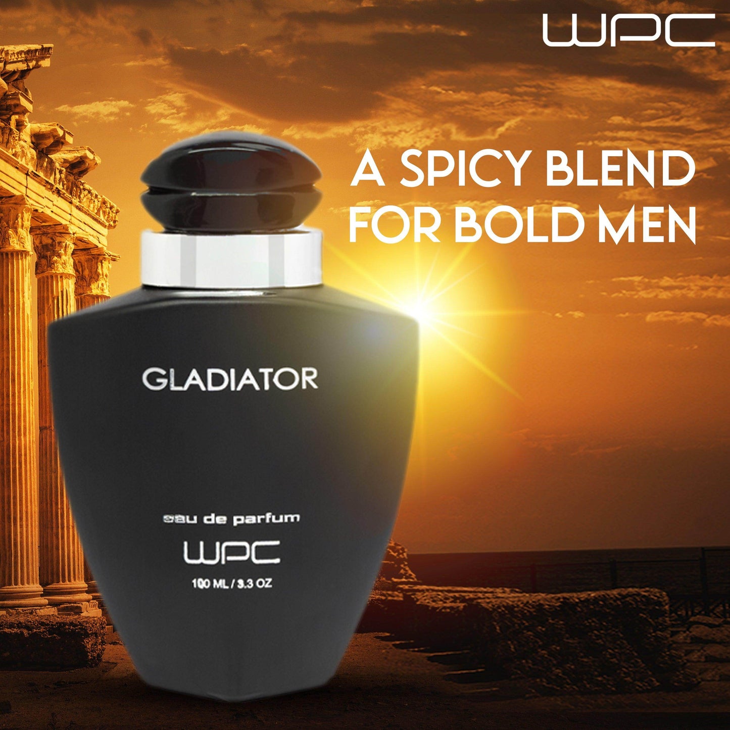WPC Deziner Boutique Gladiator Eau De Parfum with FREE Ross Eau De Toilette for Men & Women (100 ml + 50 ml) - Pluugin Store
