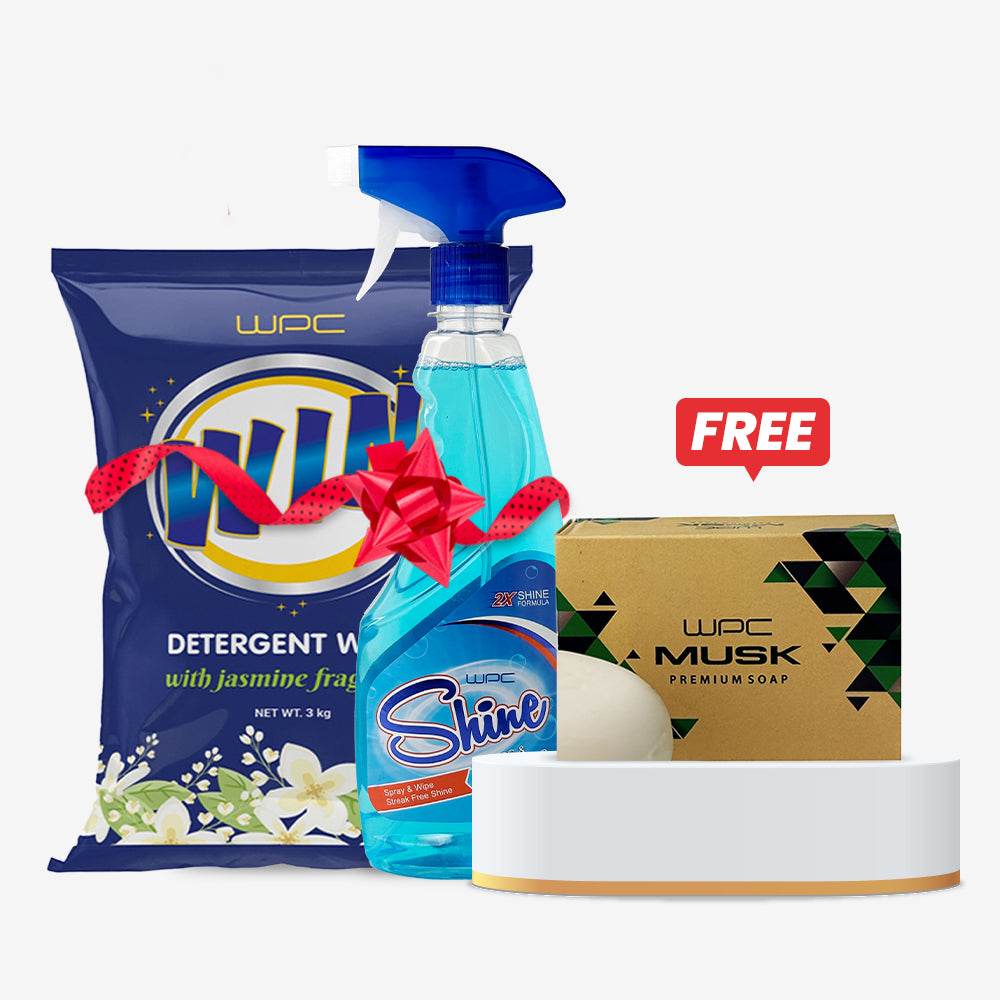 WPC Glass Cleaner + Detergent3KG (FREE SOAP) - Pluugin Store