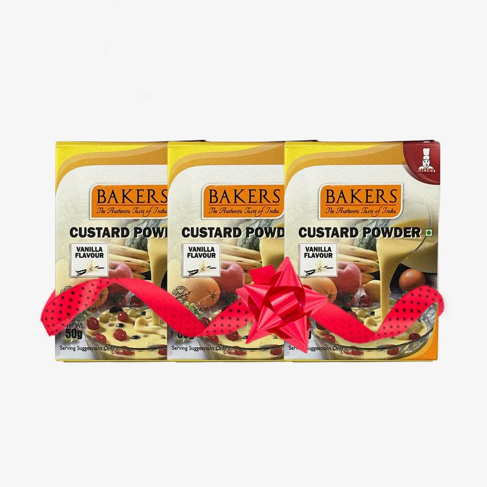 BAKERS Custard Powder Pack of 3 (50 gm x 3) - Pluugin Store
