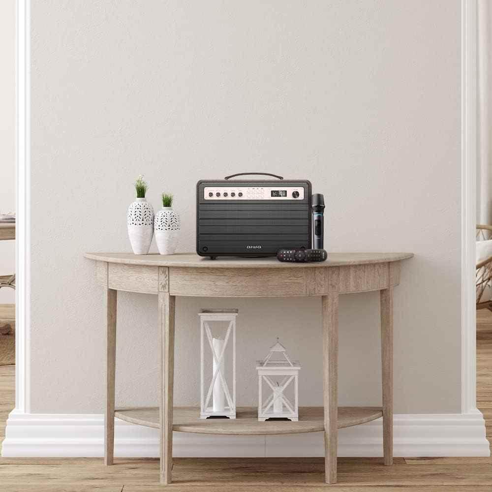 Aiwa MI-X 440-Enigma Beta Japanese Technology Wireless Bluetooth Portable Speaker 80W Rose Gold |Type-C Charging |Built-in Lithium Ion 15000mAH|Playback Time 9 Hours (100% Volume) - Pluugin Store