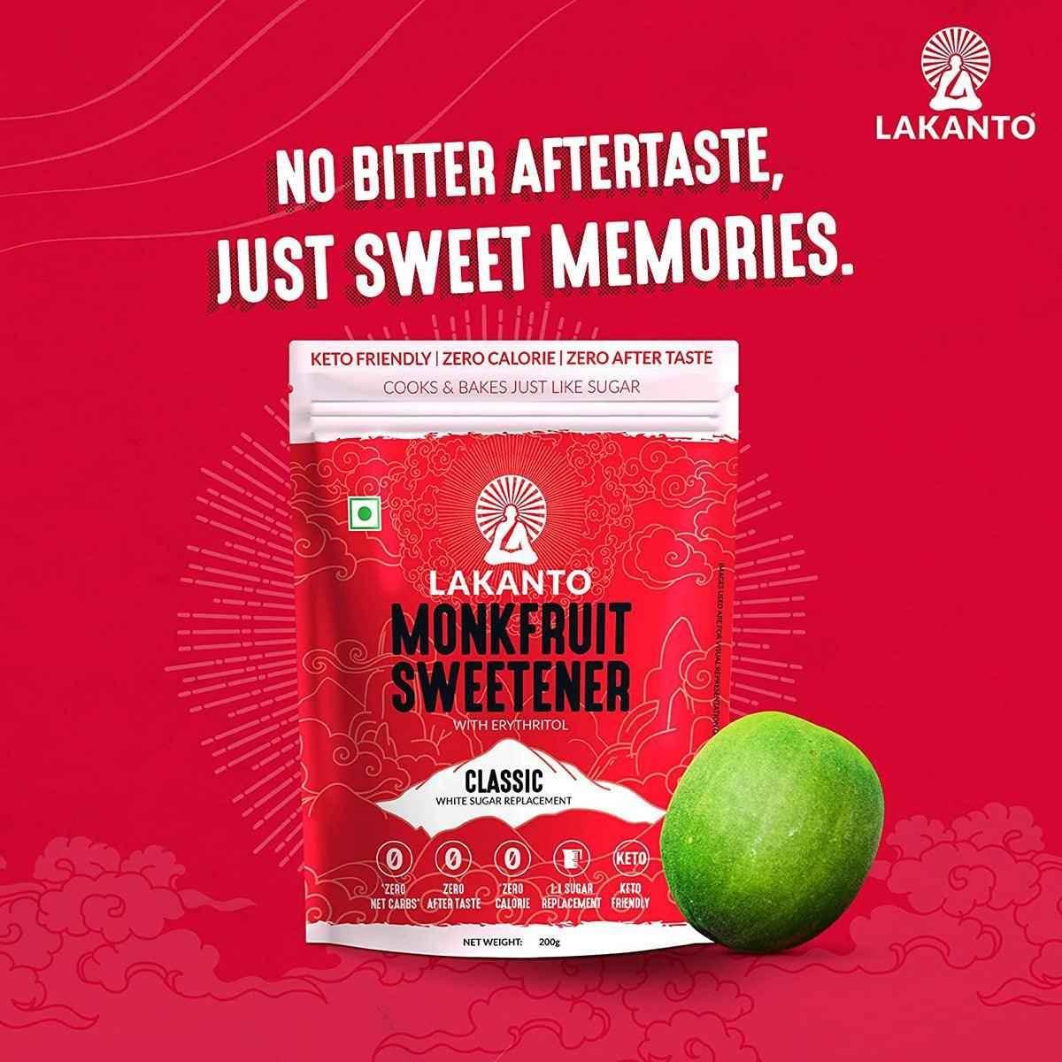 Lakanto Classic Monk Fruit Sweetener 200gm - Pluugin Store