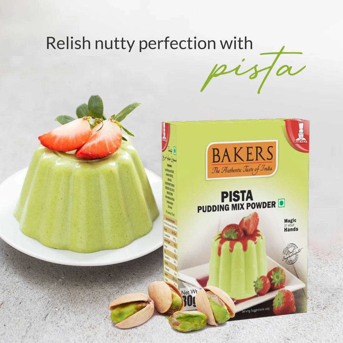 Custom COMBO 1 - BAKERS Pudding Mix Powder Mango + PISTA + Pineapple Flavour - Pluugin Store