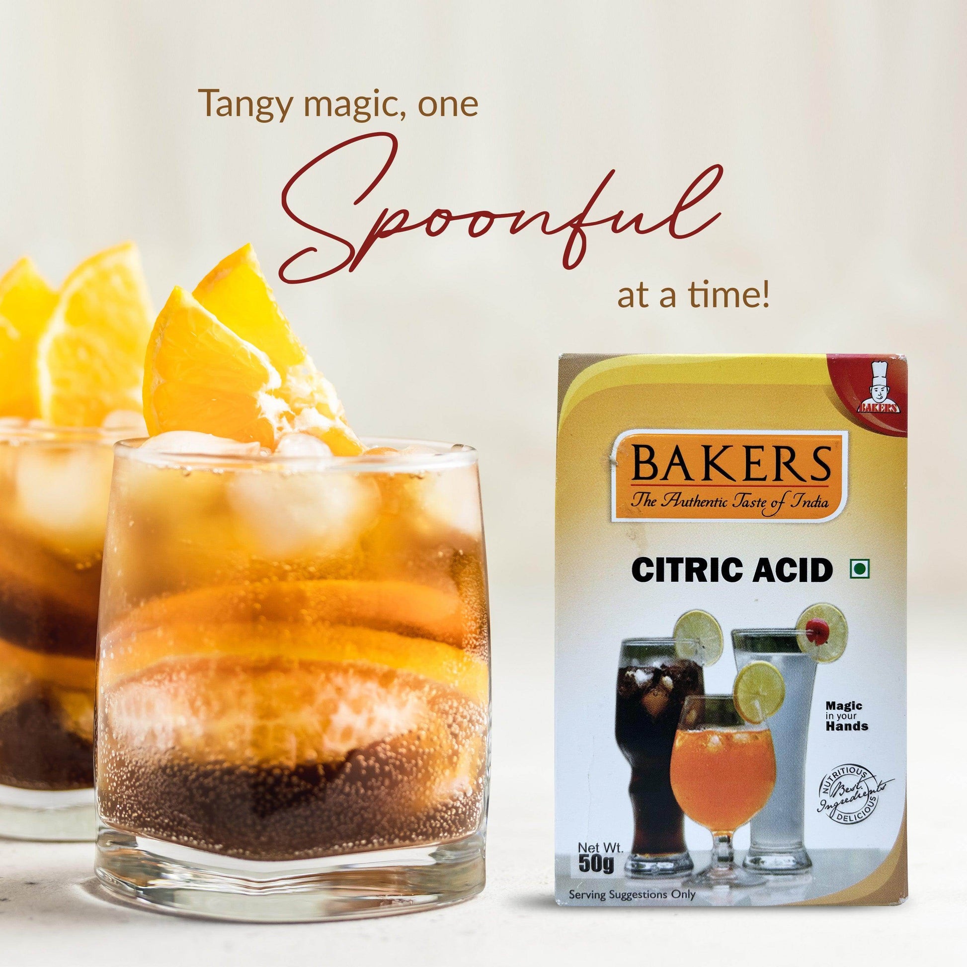 BAKERS Citric Acid Pack of 3 (50 gm x 3) - Pluugin Store