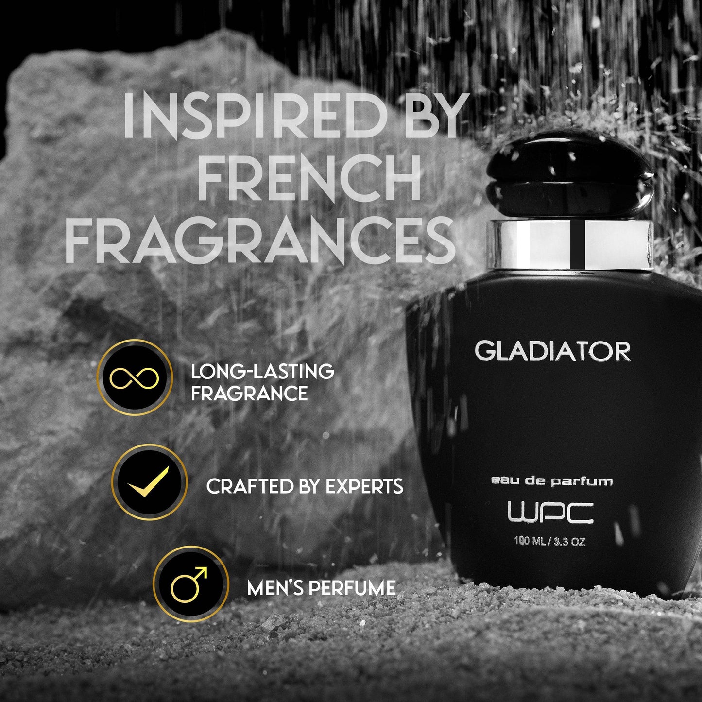 WPC Deziner Boutique Gladiator Eau De Parfum with FREE Ross Eau De Toilette for Men & Women (100 ml + 50 ml) - Pluugin Store