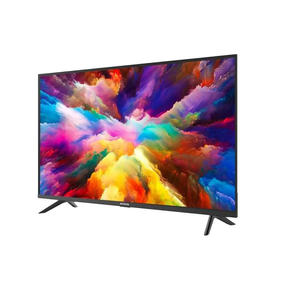 AIWA MAGNIFIQ 80 cm (32 inches) HD Smart Android LED TV Crystal Vision Technology with Google Play Alexa, (Black) (Model 2022) 1 Year Warranty Black - Pluugin Store