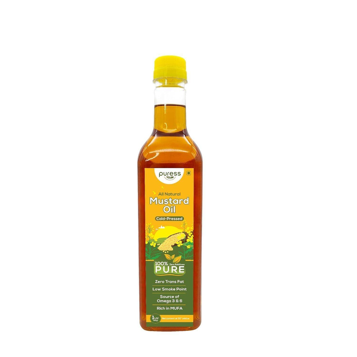 Puress Cold Pressed Mustard Oil Pack 1 - Pluugin Store