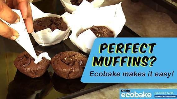CAKE BAKE ESSENTIALS COMBO 12 - BAKERS Choco Chips + Whipping Cream Vanilla+ Icing Sugar + ODDY ECO BAKE 20M - Pluugin Store