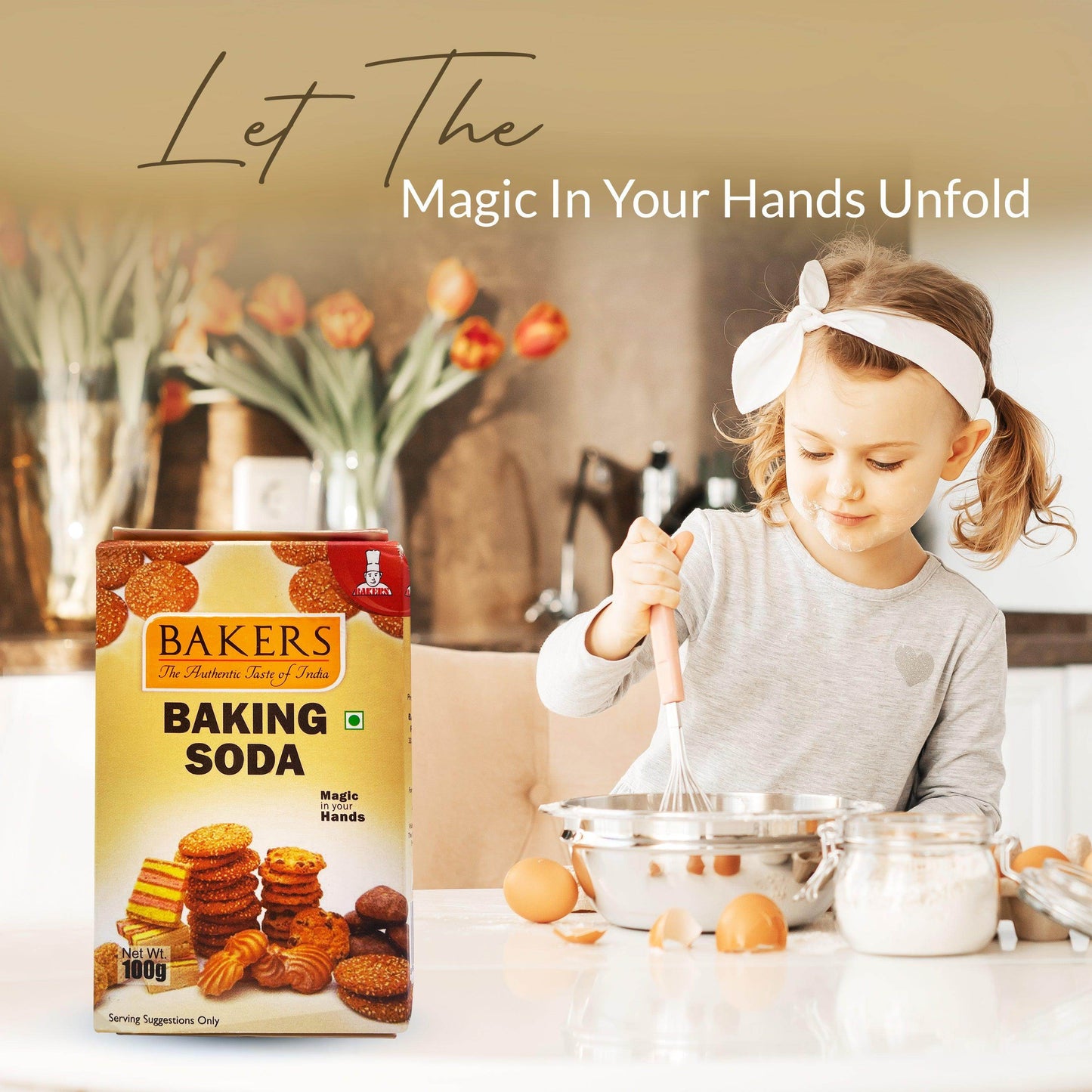 BAKERS Baking Soda Pack of 3 (100 gm x 3) - Pluugin Store