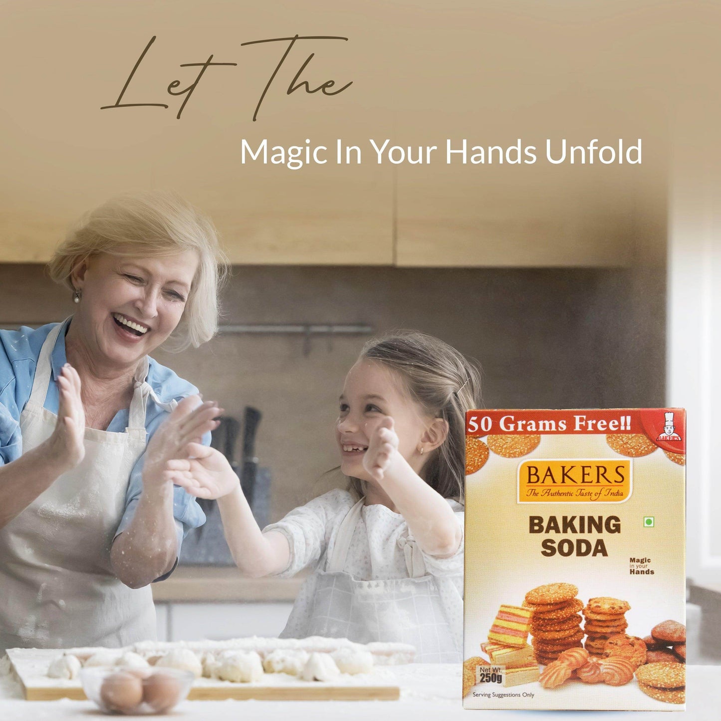 BAKERS Baking Soda Pack of 3 (250 gm x 3) - Pluugin Store