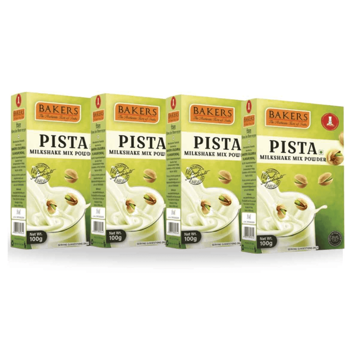 BAKERS Milkshake Mix Powder Pista Flavour 100gm - Pluugin Store