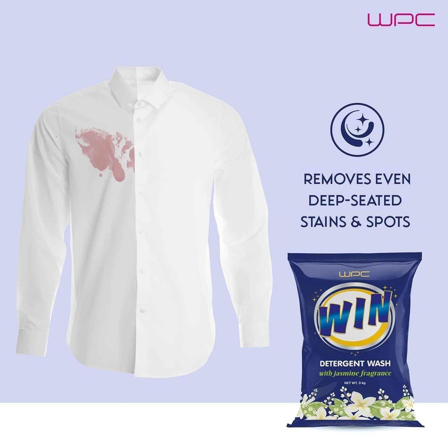 WPC Toilet Cleaner + Bathroom Cleaner + Glass Cleaner + Detergent 3KG - Pluugin Store