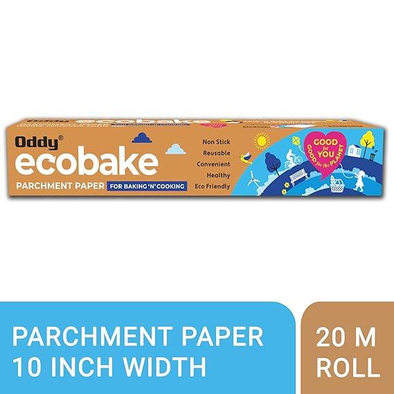 Oddy Ecobake Heavy Duty Coated Cooking  Paper 10" (20 M) (Pack of 1) - Pluugin Store
