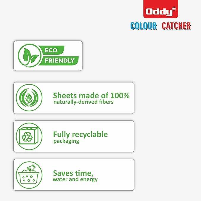 Oddy Colour Catcher Sheets,30 Sheets - Pluugin Store
