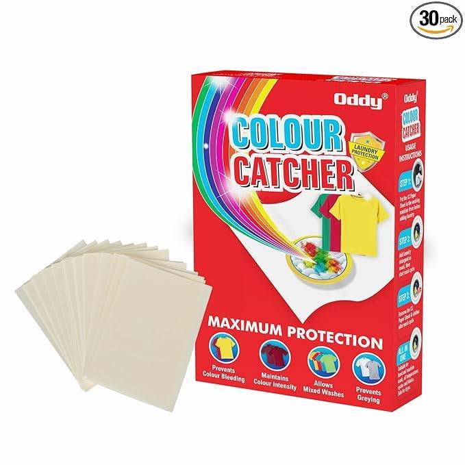 Oddy Colour Catcher Sheets,30 Sheets - Pluugin Store