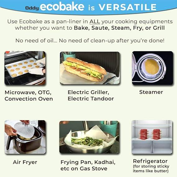 Oddy Ecobake Heavy Duty Coated Cooking  Paper 10" (20 M) (Pack of 1) - Pluugin Store