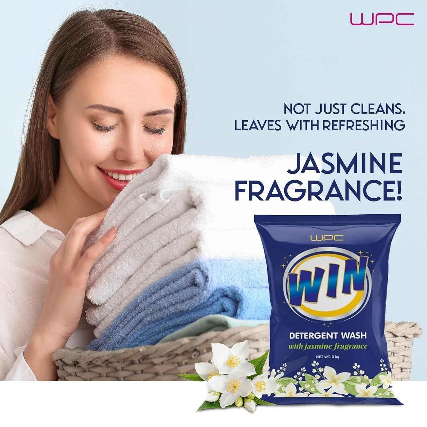 WPC Toilet Cleaner + Bathroom Cleaner + Glass Cleaner + Detergent 3KG - Pluugin Store