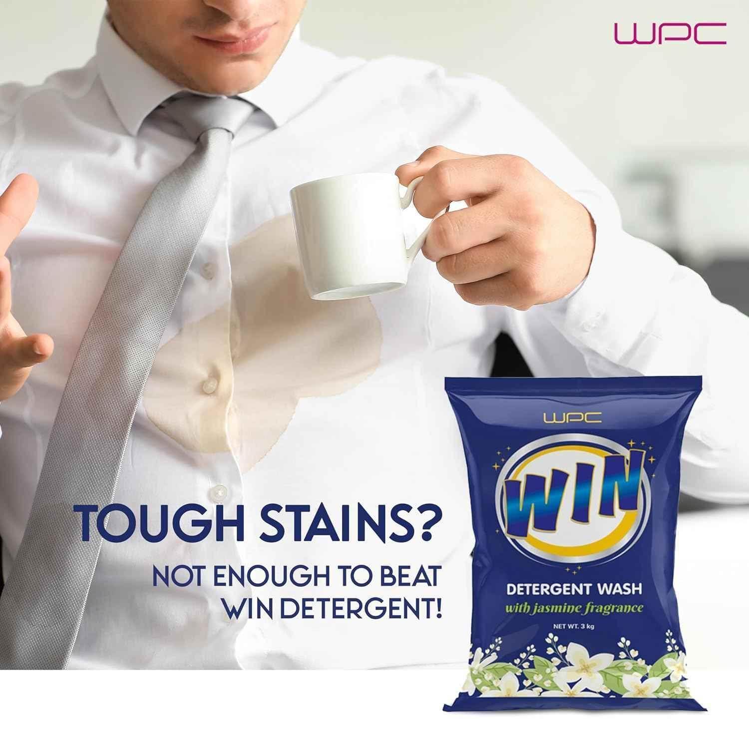 WPC Toilet Cleaner + Bathroom Cleaner + Glass Cleaner + Detergent 3KG - Pluugin Store