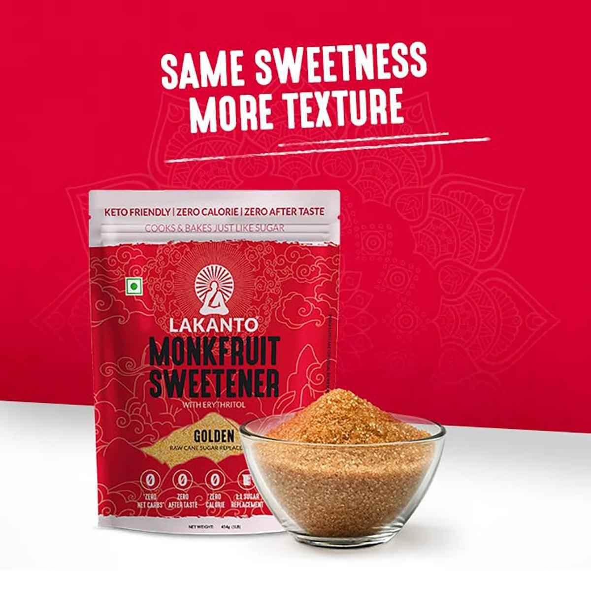 Lakanto Golden Monk Fruit Sweetener 454 gm - Pluugin Store