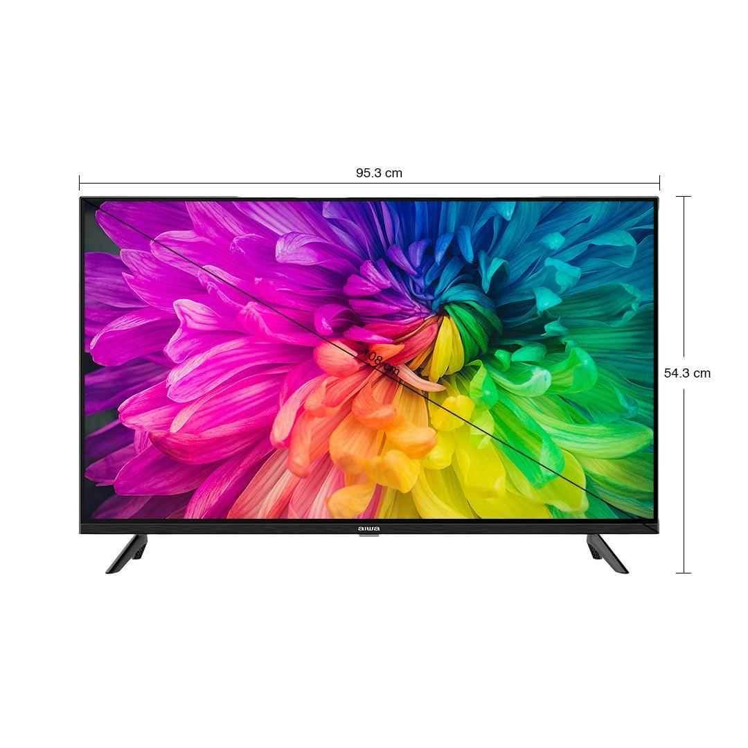 AIWA MAGNIFIQ 108 cm (43 inches) (Model 2022) Ultra HD Smart Android 11 LED TV Crystal Vision Technology with Google Play Alexa, with 1 Year Warranty ( Black ) - Pluugin Store
