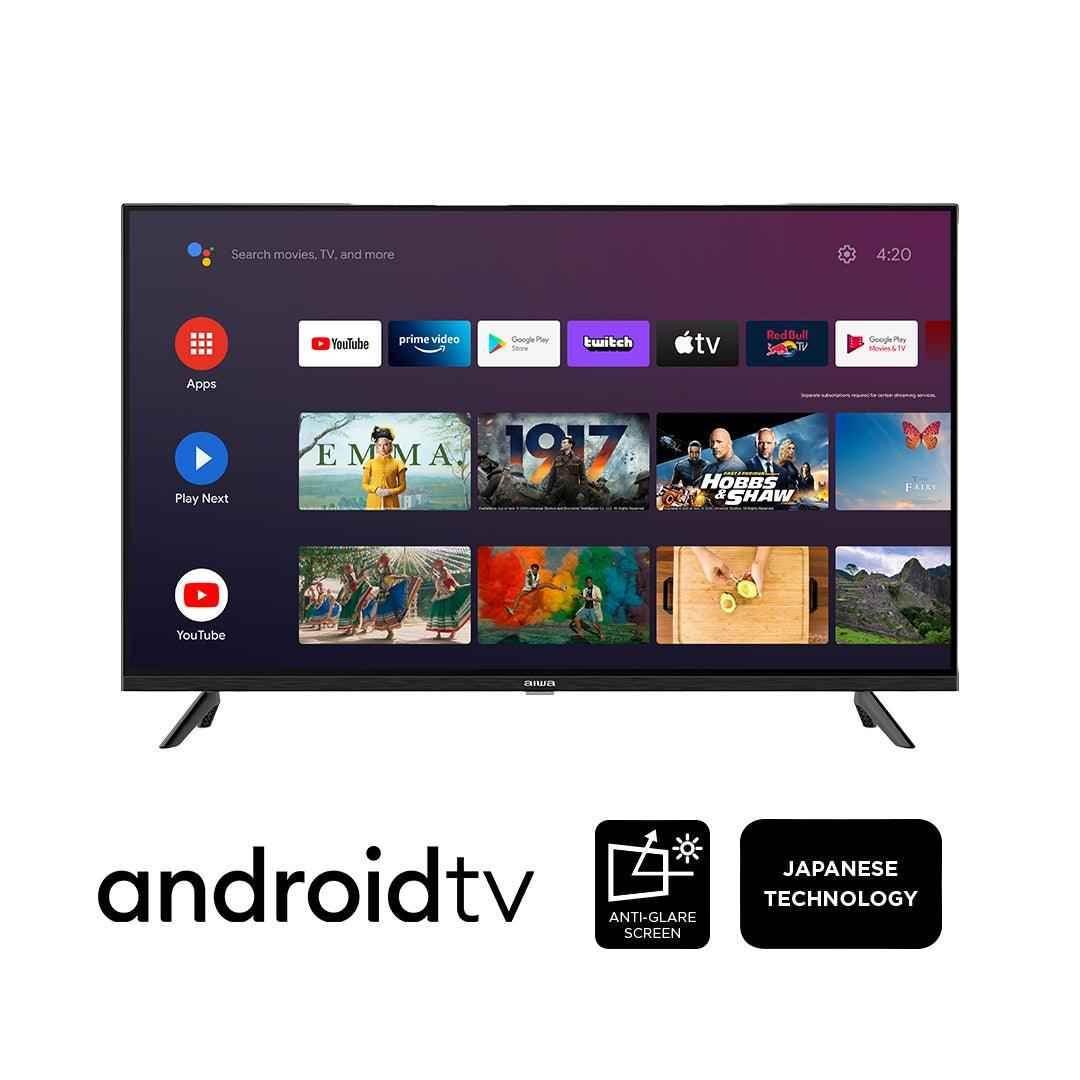 AIWA MAGNIFIQ 108 cm (43 inches) (Model 2022) Ultra HD Smart Android 11 LED TV Crystal Vision Technology with Google Play Alexa, with 1 Year Warranty ( Black ) - Pluugin Store