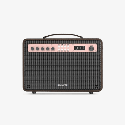 Aiwa MI-X450 Pro Enigma high Efficiency Audio with Retro Styling, Rose Gold, Medium - Pluugin Store