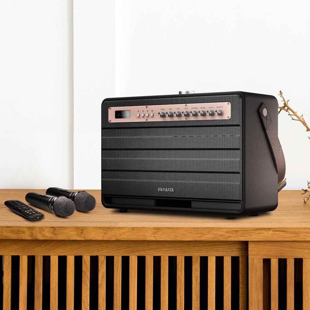 Aiwa MI-X450 Pro Enigma high Efficiency Audio with Retro Styling, Rose Gold, Medium - Pluugin Store