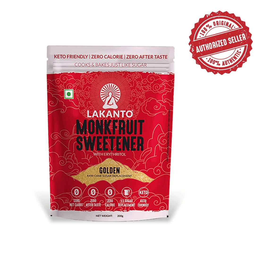 Lakanto Golden Monk Fruit Sweetener 200 gm - Pluugin Store