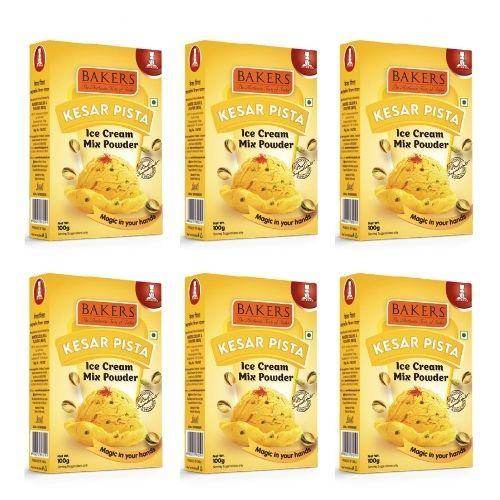 BAKERS Ice Cream Mix Powder Kesar Pista Flavour - Pluugin Store