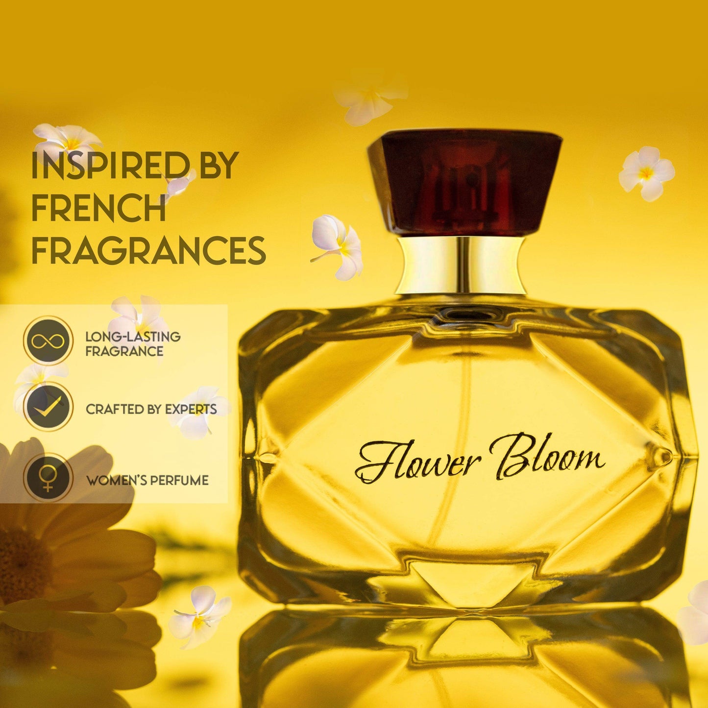 WPC Sensation & Flower Bloom Eau De Parfum Combo for Men & Women 100 ml Each - Pluugin Store