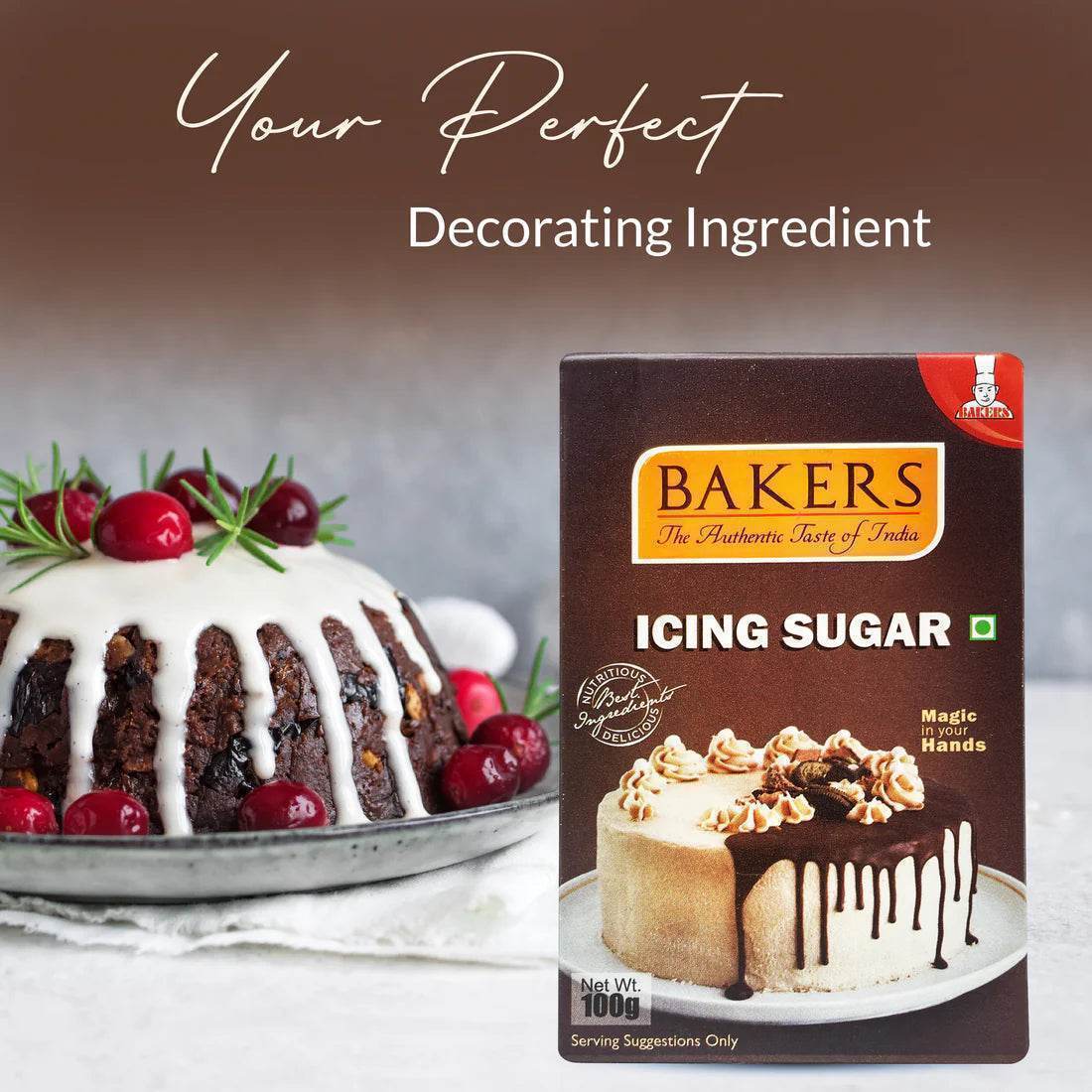 CAKE BAKE ESSENTIALS COMBO 18 - BAKERS White Choco Chips + Whipping Cream Vanilla+ Icing Sugar + ODDY ECO BAKE PAPER 7 INCH CIRCLE - Pluugin Store