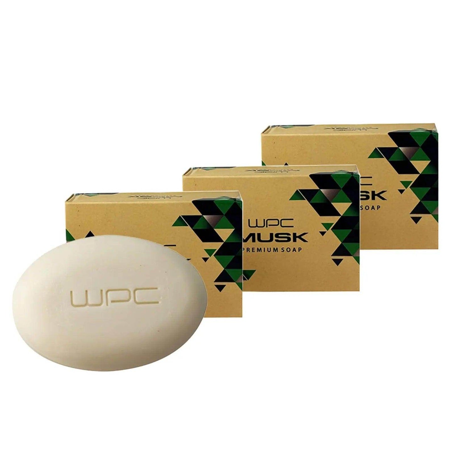 WPC Musk Premium Soap Pack of 3 (125 gm x 3) - Pluugin Store