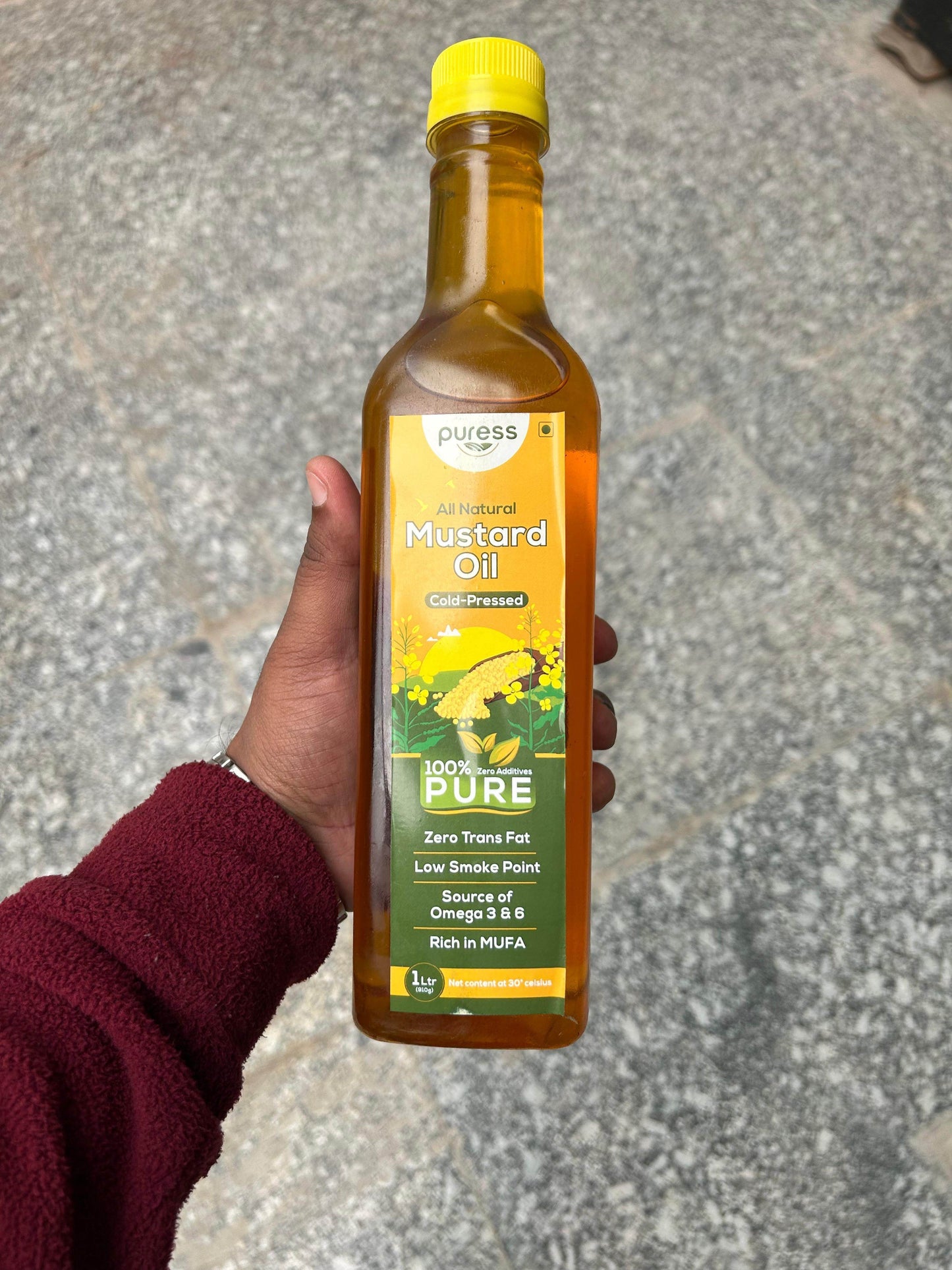 Puress Cold Pressed Mustard Oil Pack 2 - Pluugin Store