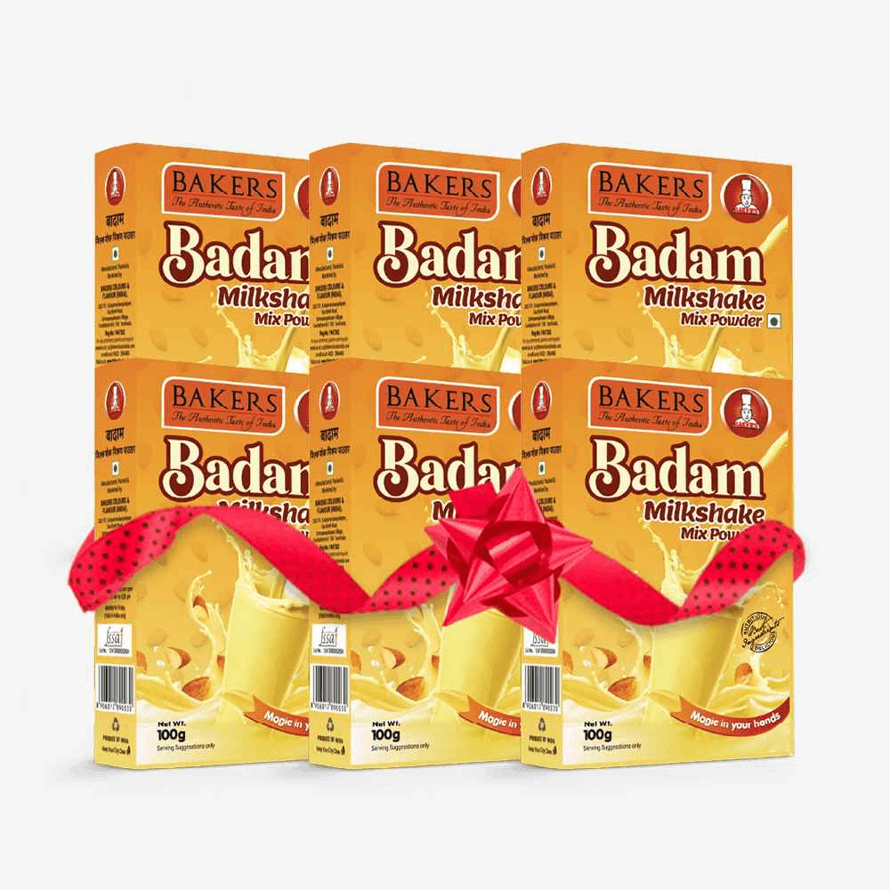BAKERS Milkshake Mix Powder Badam Flavour 100gm - Pluugin Store