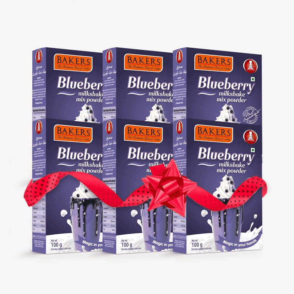 BAKERS Milkshake Mix Powder Blueberry Flavour 100gm - Pluugin Store