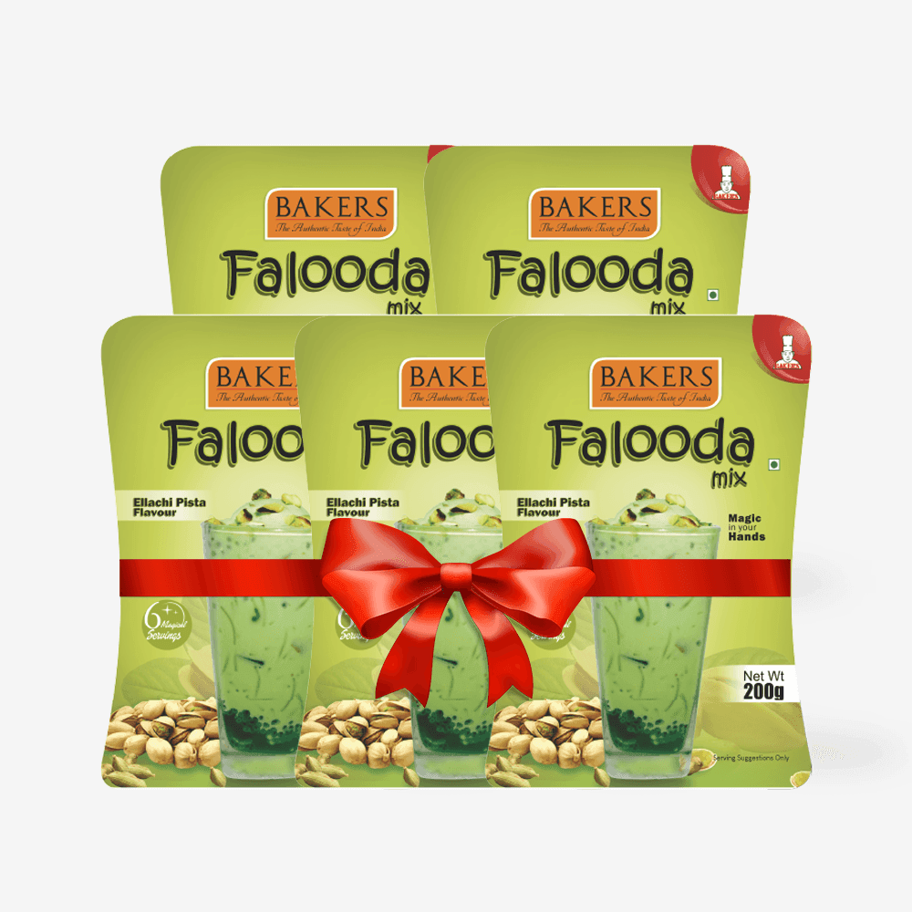 BAKERS Falooda Mix Powder Elachi Pista Flavour 200 gm - Pluugin Store