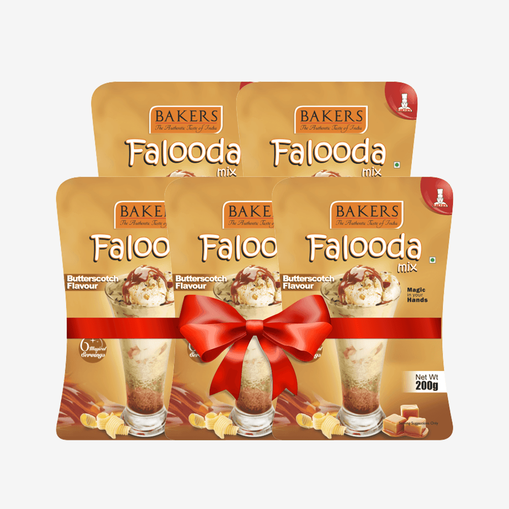 BAKERS Falooda Mix Powder Butterscotch Flavour 200 gm - Pluugin Store