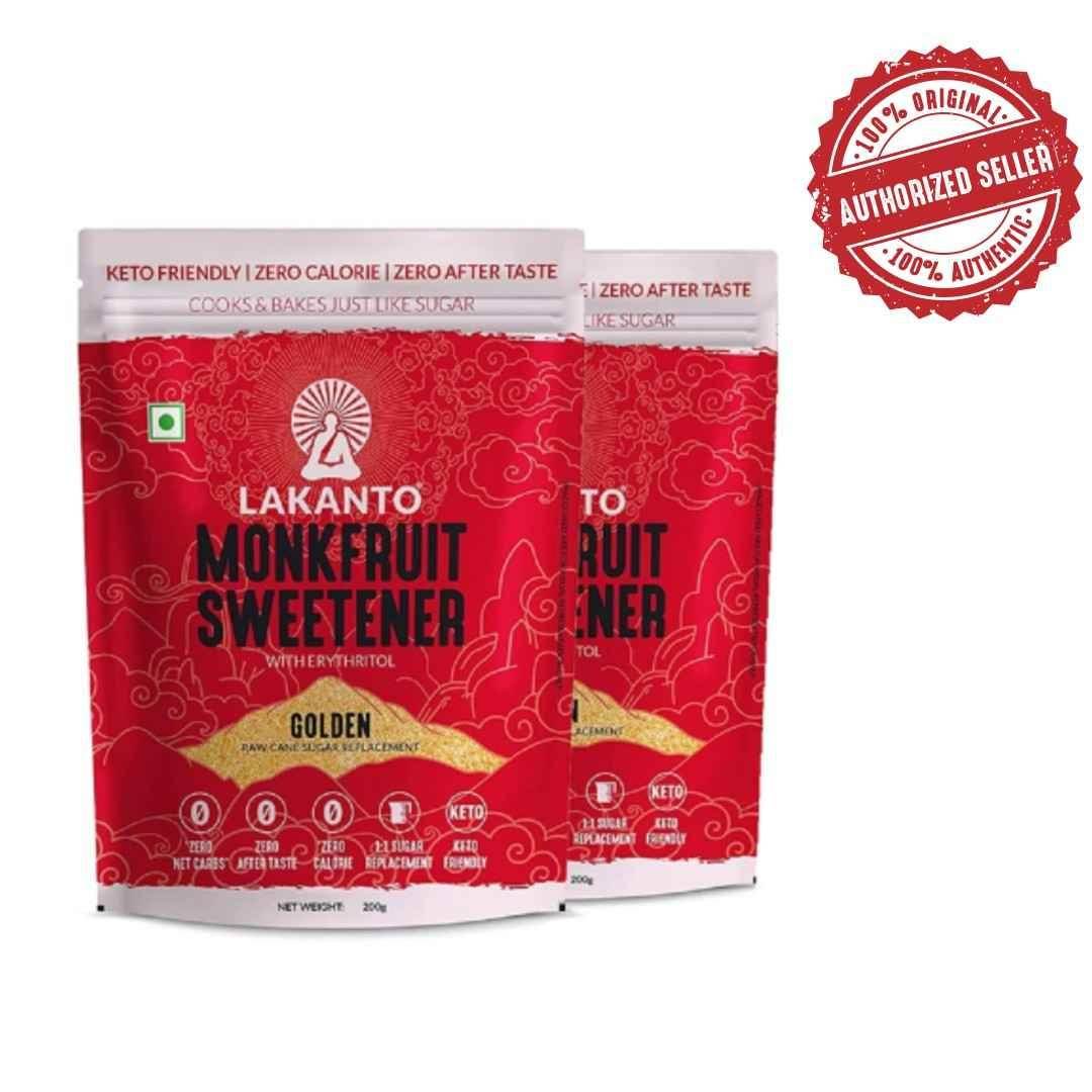 Lakanto Golden Monk Fruit Sweetener 200 gm - Pluugin Store